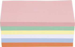 magnetoplan Kommunikationskarten rechteckig, 6 Farben sortiert, 500 Stk., 200 x 100 mm