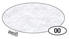 Bastelfilz - 20 x 30 cm, weiß, 10 St.