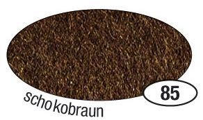 Bastelfilz - 20 x 30 cm, schokobraun, 10 St.