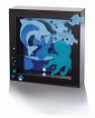 Filz Ton in Ton 20x30cm blau, 1 St.
