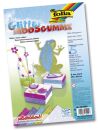 Moosgummi Glitter - 20 x 29 cm, selbstklebend, 5 Farben...