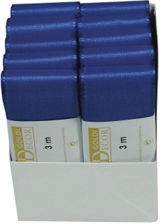 Basic Taftband - 40 mm x 3 m, blau, 10 St.