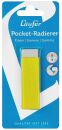Radiergummi Pocket 2 - gelb, 3 St.