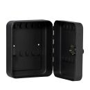 Schlüsselbox Key Cabinet - Hakenleiste für 20 Schlüssel, schwarz, 1 St.