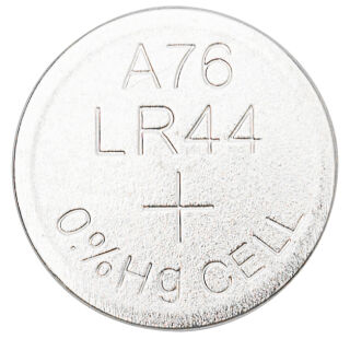 Knopfzellen-Batterie Alkali-Mangan LR44/A76  10er Pack, 1 St.