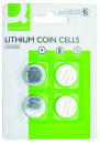 Knopfzellen-Batterie Lithium CR2025 3Volt - 4 Stück, 1 St.