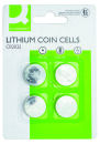 Knopfzellen-Batterie Lithium CR2032 3Volt - 4 Stück, 1 St.