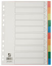 Farbregister - blanko, A4, PP, 10 Blatt + Deckblatt, 1 St.