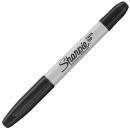 Permanentmarker Twin Tip - 1 + 0,5 mm, schwarz, 1 St.