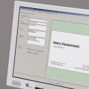 Visitenkarten, 3C, glatter Schnitt rundum, 190 g/qm, hochweiß, 100 Stück, 1 St.