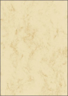 Marmor-Papier, beige, A4, 90 g/qm, 25 Blatt, 1 St.