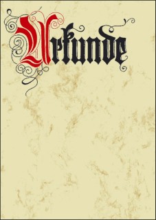 Motiv-Papier, Urkunde Calligraphie, A4, 185 g/qm, 12 Blatt, 1 St.