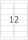 10017 Adressetiketten A4 weiß 99,1x42,3 mm...
