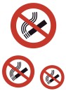 5736 Hinweisetiketten Nicht rauchen - wetterfest , 1 St.