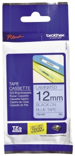 TZe-531 Schriftbandkassette - laminiert, 12 mm x 8 m, schwarz auf blau, 1 St.