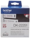 DK-Endlosetiketten Papier - 62 mm x 15,24 m, schwarz/rot auf weiß, 1 St.