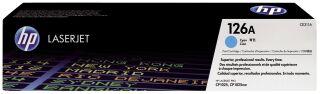 Original HP Toner cyan (CE311A,126A,126AC,126ACYAN,NO126A,NO126AC,NO126ACYAN), 1 St.