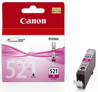 Original Canon Tintenpatrone magenta (2935B001,2935B001AA,CLI-521M), 1 St.