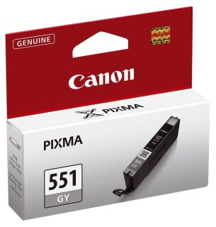 Original Canon Tintenpatrone grau High-Capacity (6447B001,6447B001AA,CLI-551GYXL), 1 St.
