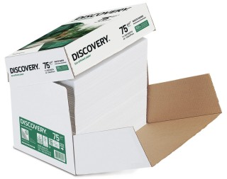 Kopierpapier Discovery - A4, holzfrei, 75 g/qm, weiß, 2500 Blatt, 1 St.