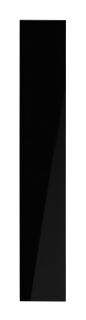 magnetoplan Design-Glasboard tief-schwarz, 100 x 600 mm