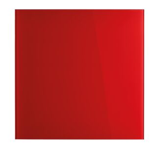 magnetoplan Design-Glasboard intensiv-rot, 400 x 400 mm