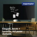 magnetoplan Design-Glasboard tief-schwarz, 2400 x 1200 mm