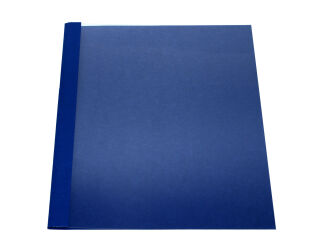 POV® Imagethermobindemappen, Lederstruktur blau, 50er Pack, in 8 Rückenbreiten erhältlich