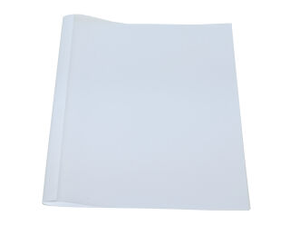 POV® Imagethermobindemappen, Lederstruktur weiß, 50er Pack, in 8 Rückenbreiten erhältlich