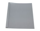 POV® Imagethermobindemappen, Lederstruktur grau, 50er Pack, 2,0 mm (für 16 - 20 Blatt 80g/m²)