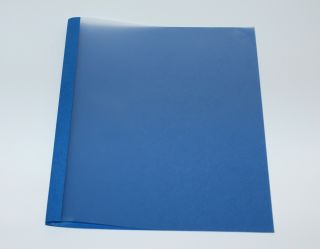 POV® Imagethermobindemappen, Leinenstruktur blau, 50er Pack, in 6 Rückenbreiten erhältlich