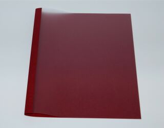 POV® Imagethermobindemappen, Leinenstruktur rot, 50er Pack, in 6 Rückenbreiten erhältlich