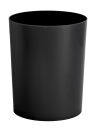 Feuerfester Papierkorb 13 Liter, Schwarz