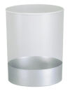Feuerfester Papierkorb mit Inneneimer 13 Liter, Grau