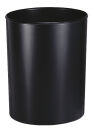 Feuerfester Papierkorb mit Inneneimer 13 Liter, Schwarz