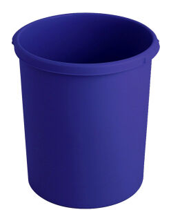 Kunststoff Papierkorb 30 Liter, Blau
