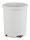 Runder Papierkorb 50 Liter, Grau