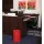 Runder Papierkorb 30 Liter, Rot