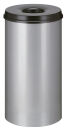 Selbstlöschender Papierkorb 50 Liter, Aluminium...