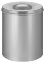 Selbstlöschender Papierkorb 80 Liter, Grau
