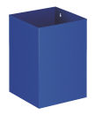 Viereckiger Papierkorb, Blau