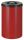 Selbstlöschender Papierkorb 110 Liter, Rot, mit schwarzem Deckel