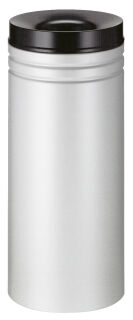 Selbstlöschender Papierkorb 50 Liter Grau/Schwarz