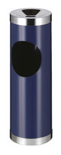Robuster Ascher-Papierkorb, Blau
