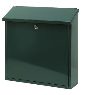 Wandbriefkasten, h 37 cm, Grün