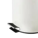Tritt-Mülleimer 3 Liter, Weiß