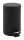 Tritt-Mülleimer 3 Liter, Schwarz