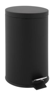 Tritt-Mülleimer 20 Liter, Schwarz