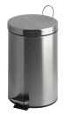 Tritt-Mülleimer 20 Liter, Edelstahl