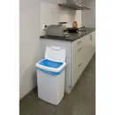 Top-Fix Abfallbehälter 50 Liter, Weiß